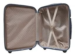 Валіза маленька S ABS-пластик Milano bag 004 56,5×39×24см 40л Синій - мініатюра 4
