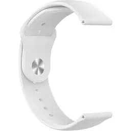 Ремінець DK CDK для Xiaomi Mi Watch Color Sport 22mm Silicone Sport Band (011909) (white) - мініатюра 2