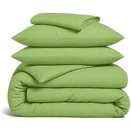 Комплект постільної білизни Cosas Lime CS1 Євро фланель лайм (Flannel_51Lime_El180x30-51Lime_200)