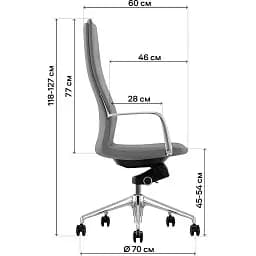 Офісне крісло GT Racer X-004A13 Fabric, сіре (X-004A13 FABRIC Gray) - мініатюра 13
