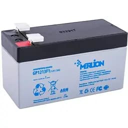 Батарея для ДБЖ 12В 1,3Ач Merlion AGM GP1213F1 12V 1,3Ah ШхДхВ 98x43x58 Q20 /