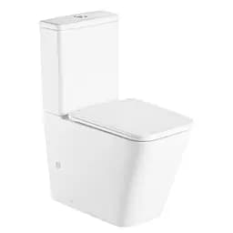 Унитаз напольный пристенный Imprese Bilovec Rimless 60,5x34x81 см, гор. выпуск, нижний подвод 3/4,5 л, сиденье slow-closing white i11141, Белый