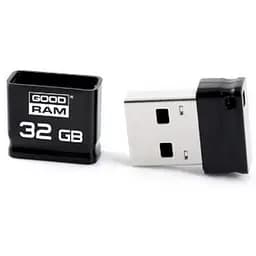 USB флеш накопичувач Goodram 32GB Piccolo Black USB 2.0 (UPI2-0320K0R11) - мініатюра 2