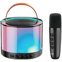 Колонка XO F47 Aurora Atmosphere Light Bluetooth портативна з мікрофоном чорна