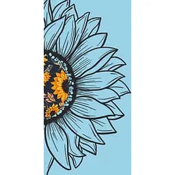 Картина по номерам "Цветок солнца 1" 13067-AC 40х80 см