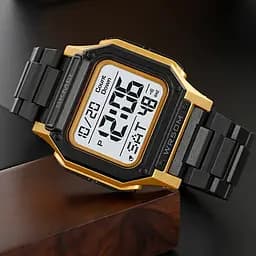 Наручний годинник чоловічий 2264BKGDWT Black-Gold-White Skmei acs0030089 - мініатюра 5