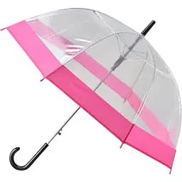 Парасолька Semi Line Transparent-Pink (2507-5)