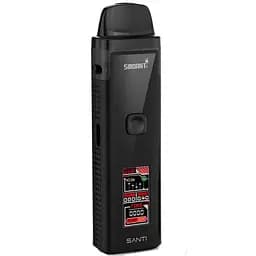 Под-система електронна сигарета Smoant SANTI 40 W Pod Kit 1100 mAh 3.5 ml Full Black (sn1340)