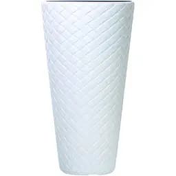 Горщик для квiтiв Prosperplast Matuba високий, з вкладишем 2 в 1, 400 мм, антрацит (71370-449)