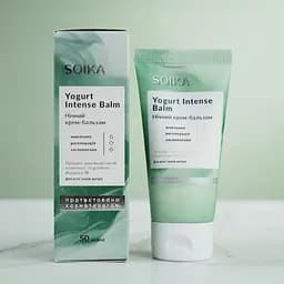 Нічний крем-бальзам для обличчя Soika з пребіотичним комплексом Yogurtene Balance 50 мл - мініатюра 2