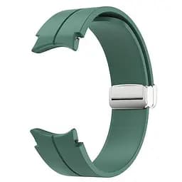 Ремінець для Samsung Galaxy Watch 4 Classic 42mm - темно-зелений ширина кріплення 20мм силікон Watchbands Cls (W14-7WB77900977) - мініатюра 3