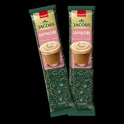 Кавовий напій Jacobs Unsweetened Cappuccino без цукру, 14 г (813046) - мініатюра 2