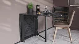 Стіл-книга трансформер Оріон 2 Ferrum-decor 750x1520x730 Чорний метал ДСП Сосна Кембра 16 мм (FRD-104585) - мініатюра 8