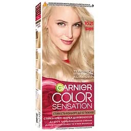 Краска для волос Garnier Color Sensation оттенок 10.21 жемчужный перламутр 110 мл (C5651780)