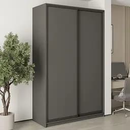 Шкаф-купе двухдверный MebelStar Стандарт BG 2ДСП 150x60x240 см Антрацит (MBS-10044)
