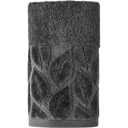 Рушник махровий Soho Leaves 30х50 см Dark Gray (30*50 Leaves Dark Gray) - мініатюра 2