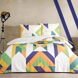 Комплект постільної білизни TAC Maxim Полуторний Різнокольоровий 000229540