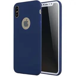 Чохол-накладка Toto Matte colorful TPU case iPhone X Blue