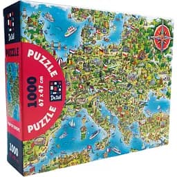Пазли De.tail. Мапа Європи. 1000 деталей (DT1000-16)