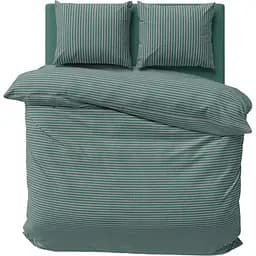 Комплект постільної білизни LeLit двоспальний 180х215 см поплін L-2054/1 зелений (le2000000299280)
