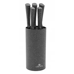 Набор из 5 кухонных ножей и подставки Gerlach Smart Granit (5901035502864)