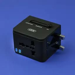 Перехідник зарядний на всі розетки світу Adapter XO WL-01 EU-US-UK - мініатюра 3