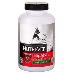 Nutri-Vet Hip&Joint Extra 2 уровень хондроитин и глюкозамин для собак с мсм жевательные таблетки