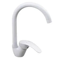 Змішувач для кухні Cron Mars 777-G white CR0788 Білий матовий