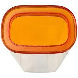 Ємність для зберігання MBM HOME 1.9 л прозора/помаранчева (KP-146 L T/ORANGE) - мініатюра 3