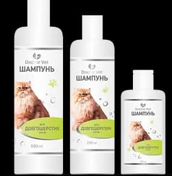 Шампунь для довгошерстих котів Doctor Vet 100 мл - мініатюра 4
