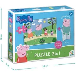 Пазл DoDo Peppa Pig Прогулянка, з фігуркою, 60 елементів, (200120) - мініатюра 5
