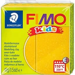 Пластика Fimo kids Золото с блестками 42 г  