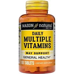 Вітаміни та мінерали Mason Natural Daily Multiple Vitamins, 100 таблеток