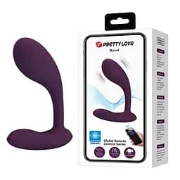 Вибратор PRETTY LOVE Baird Purple, 12 vibration functions Mobile APP Long-distance Control PRETTY LOVE BI-014992HP-1 98758
