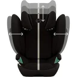 Автокрісло Cybex Solution G2 Plus Moon Black чорне (522004119) - мініатюра 6