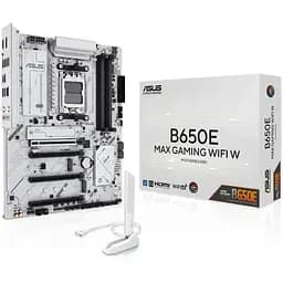 Материнська плата Asus AM5 B650E MAX Gaming WIFI W, B650, 4xDDR5, Int.Video (CPU), 4xSATA3, 3xM.2, 1xPCI-E 5.0x16, 1xPCI-E 4.0x16, 2xPCI. 2.5Gb, WiFi 6E, Bluetooth 5.3, 8xUSB 3.2/8xUSB 2.0, HDMI/DP, ATX - мініатюра 2