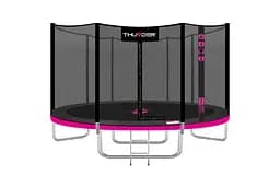 Батут із внутрішньою сіткою THUNDER OUTSIDE PRO 12FT 366 см Black/Pink