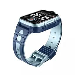 Подарунковий дитячий водонепроникний смарт-годинник Lemfo K15 4G з камерою і GPS-відстеженням Синій - мініатюра 6