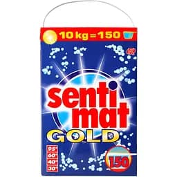 Стиральный порошок Sentimat Gold Universal - для всех типов тканей, 150 стирок, 10 кг.