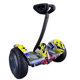 Гироскутер Ninebot Mini С Ручкой Желтый граффити