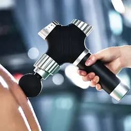 Перкусійний масажний пістолет Booster A2 Масажер тригерних точок Massage Gun - мініатюра 9