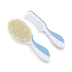 Натуральная щетка и расческа для волос Nuvita, синий (NV1137COOLBLUE)