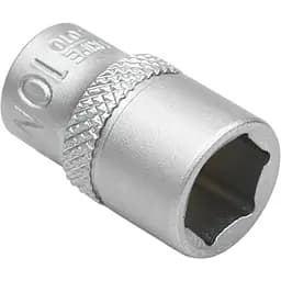 Головка торцевая Wurth шестигранная 1/4IN короткая SW10 Red Stripe (5763014010)