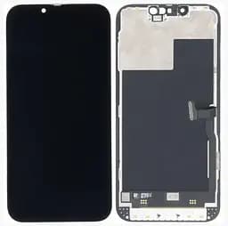 Дисплей Apple iPhone 12 Pro Max, чорний, з рамкою, (TFT), ZY