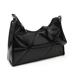 Кросбоді в еко-шкірі з геометричним візерунком Lilly P4-333A