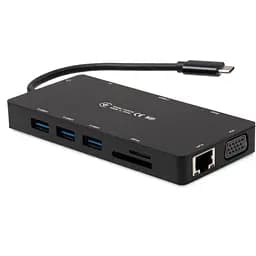 Концентратор Vinga USB-C 3.1 to VGA+HDMI+RJ45+3xUSB3.0+USB2.0+SD/TF+PD100W+Audio (VHYC10) - мініатюра 3