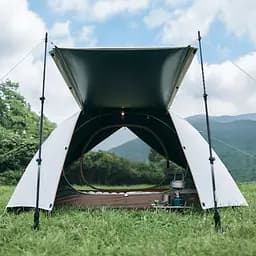 Намет двомісний Naturehike Greek Style (CNK2300ZP024) світло-кавовий - мініатюра 9