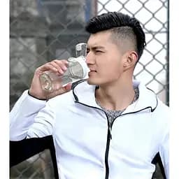 Пляшка для води Xiaomi Quange Full sports cup black Pc Material 480 мл (6972229764961) - мініатюра 5