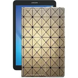 Чехол StatusCASE из экокожи для планшета Samsung Galaxy Tab E 9,6 (T561) Золотой ромб