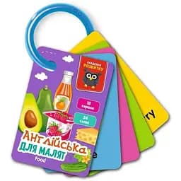 Гра розвиваюча Vladi Toys Англійська Їжа VT5000-17 (4820234764761)